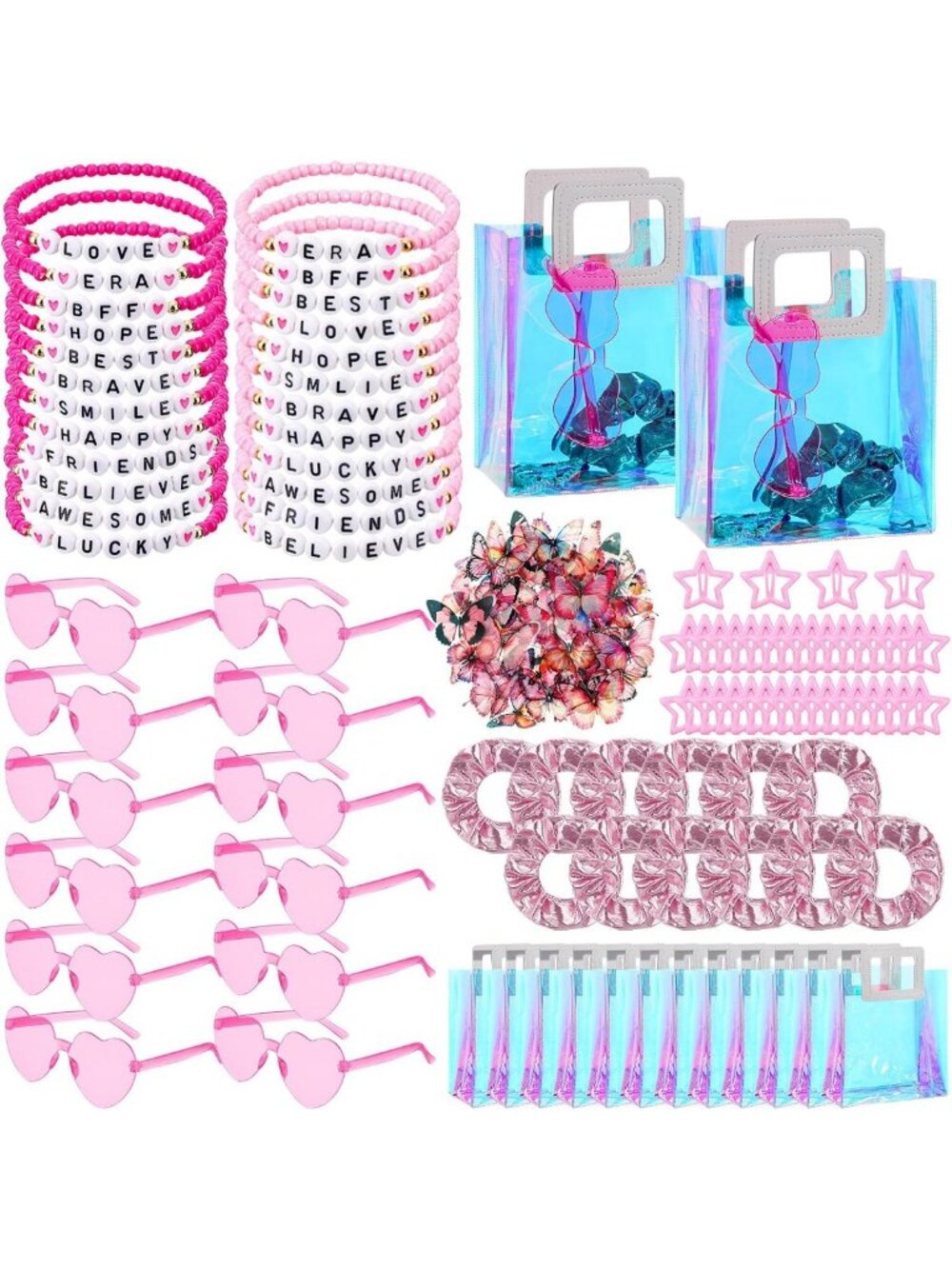 12 Sets Kpop Party Favors, Y2K Aesthetic Friendship Gifts for Birthdays, Pink